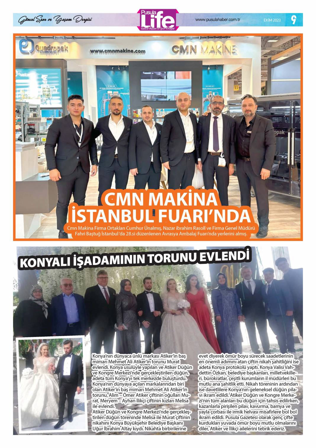 Konya'nın magazin dergisi PS Life'nin 320. sayısı yayınlandı 9